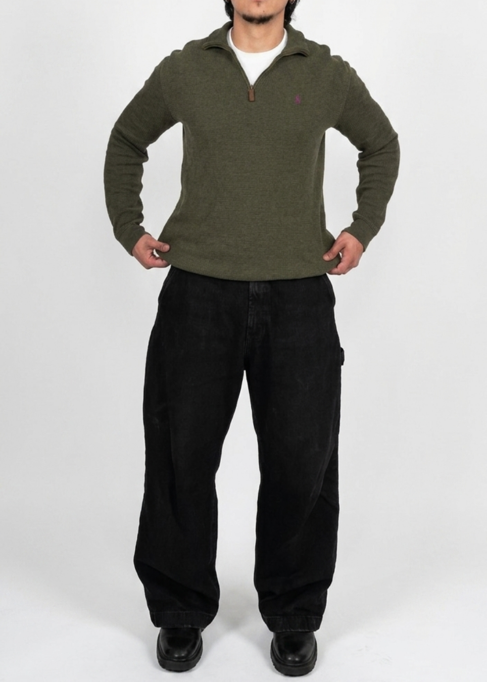 "Forgotten Steed" Longsleeve Quarter-zip